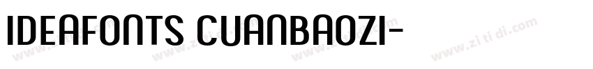IdeaFonts CuanBaoZi字体转换